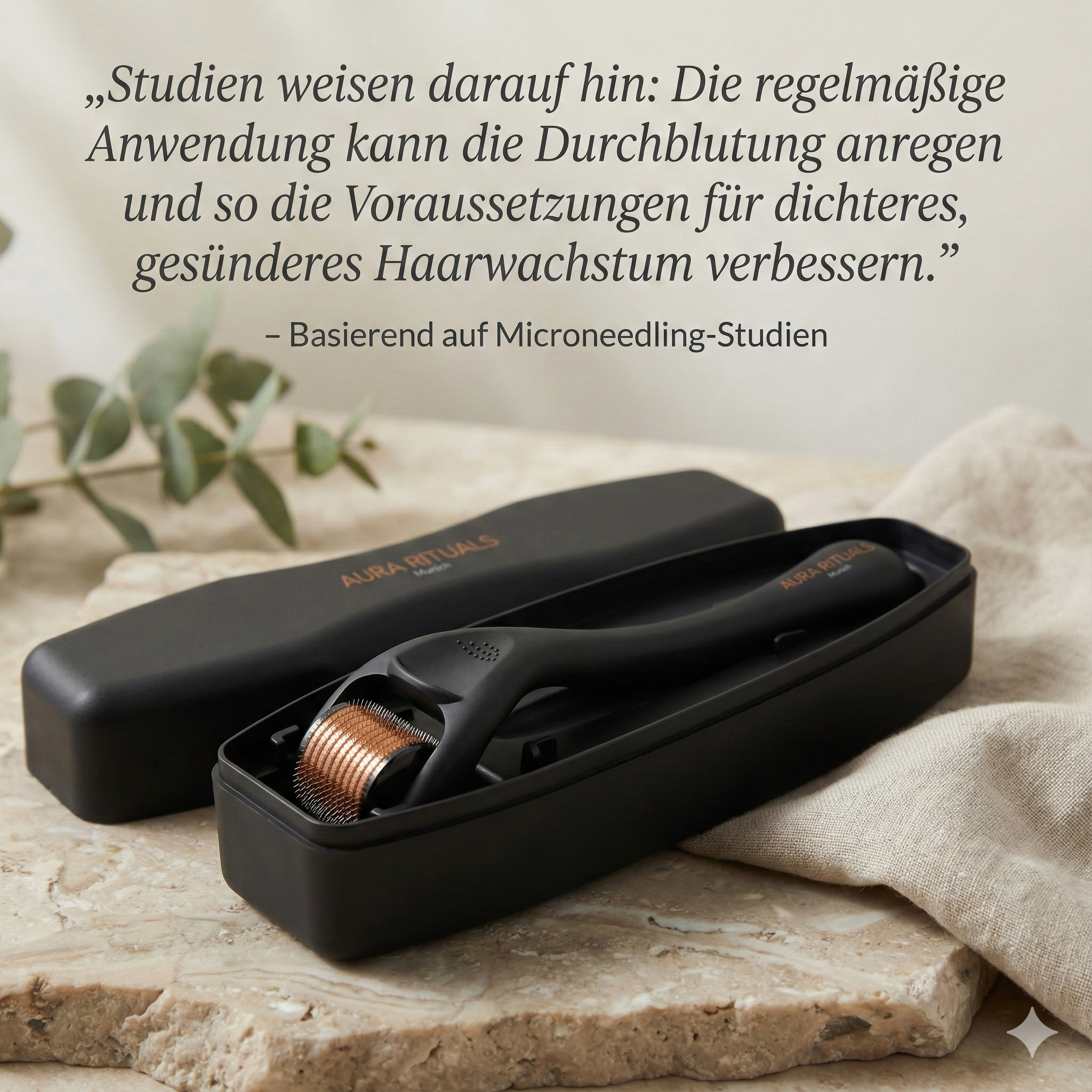 Titan-Dermaroller 0,5 mm - Haarwachstum anregen