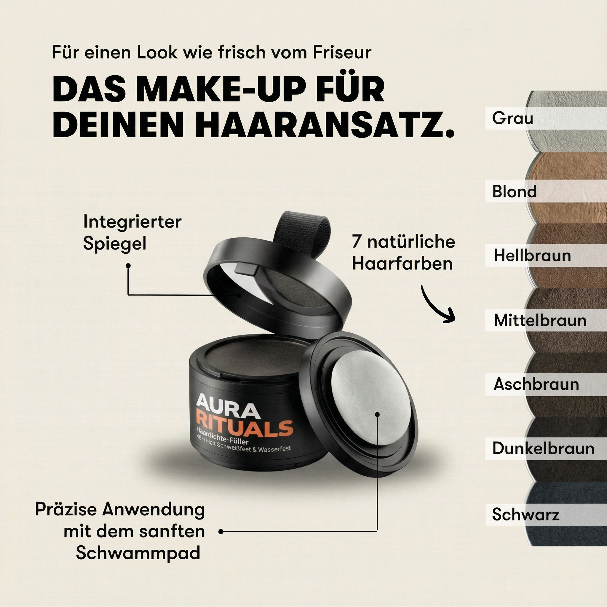 Aura Ansatzpuder Haar Make-Up 2.0